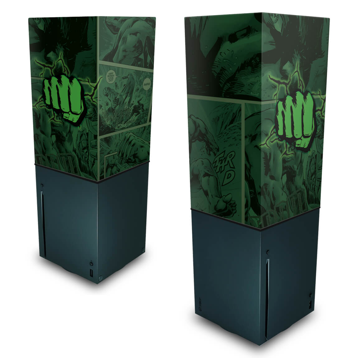 Xbox Series X Capa Anti Poeira Vertical - Hulk Comics