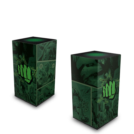 Xbox Series X Capa Anti Poeira Vertical - Hulk Comics