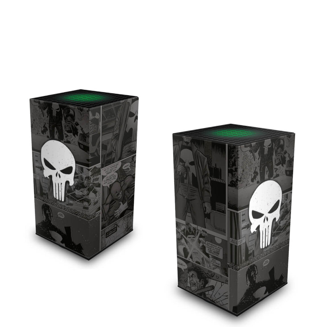 Capa Anti Poeira Xbox Series X Vertical - The Punisher Justiceiro Comics - Pop Arte Skins - foto 2
