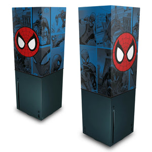 Capa Anti Poeira Xbox Series X Vertical - Homem-Aranha Spider-Man Comics - Pop Arte Skins