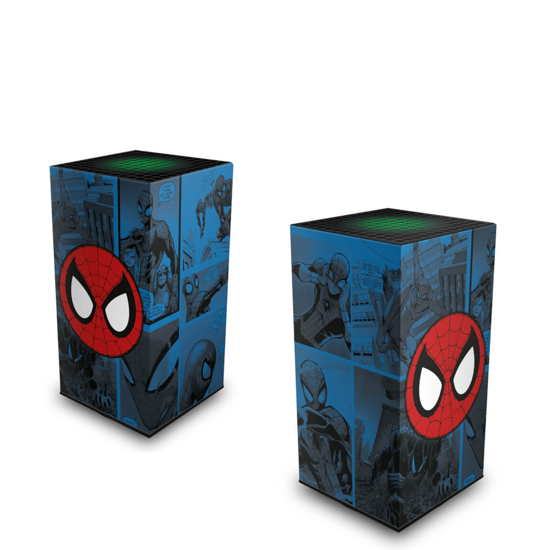 Capa Anti Poeira Xbox Series X Vertical - Homem-Aranha Spider-Man Comics - Pop Arte Skins - foto 2