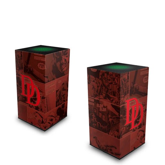 Xbox Series X Capa Anti Poeira Vertical - Daredevil Demolidor Comics