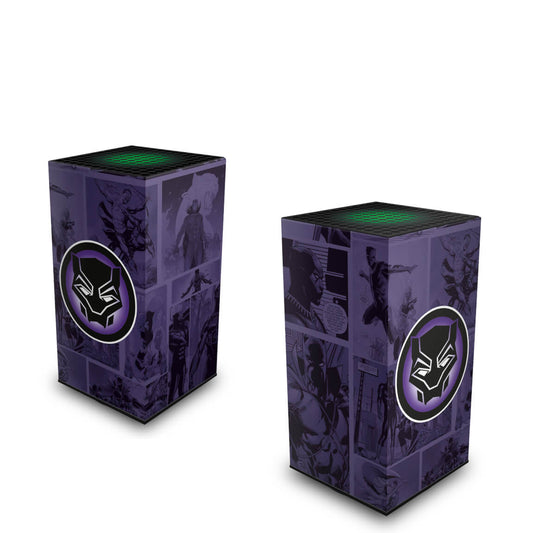 Xbox Series X Capa Anti Poeira Vertical - Pantera Negra Comics