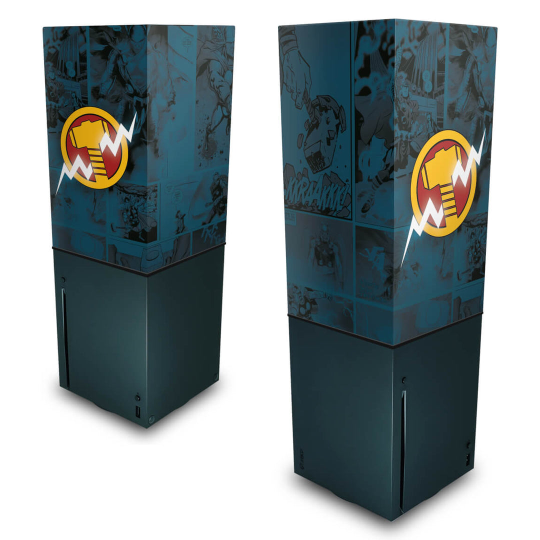 Capa Anti Poeira Xbox Series X Vertical - Thor Comics - Pop Arte Skins