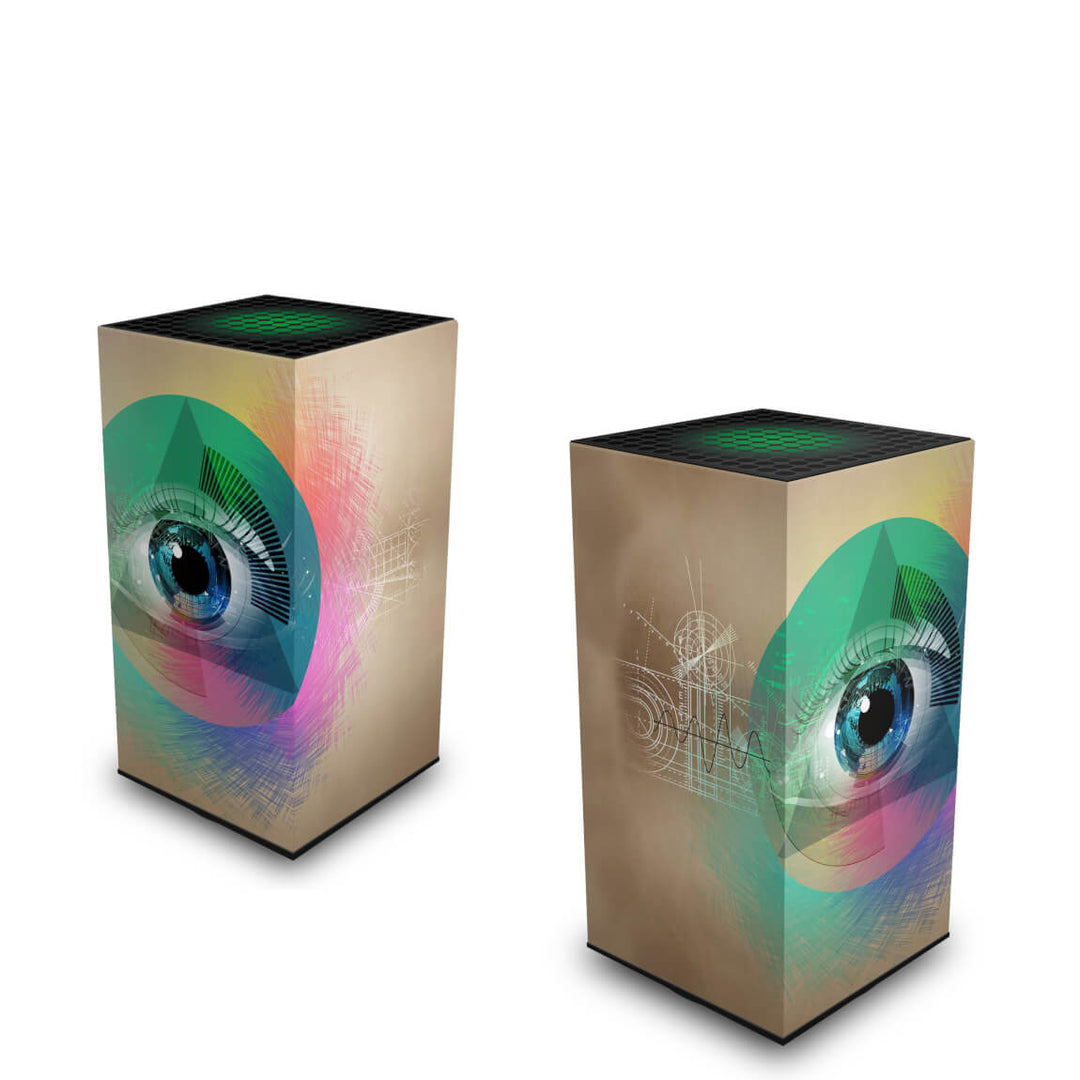 Capa Anti Poeira Xbox Series X Vertical - Abstrato #89 - Pop Arte Skins - foto 2