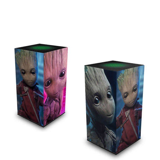 Xbox Series X Capa Anti Poeira Vertical - Baby Groot