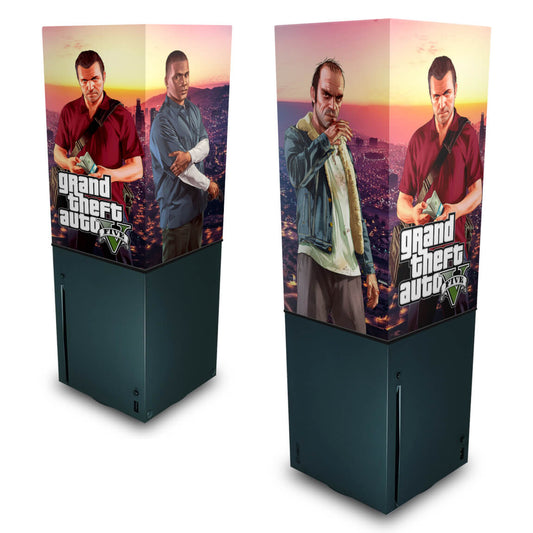 Xbox Series X Capa Anti Poeira Vertical - GTA V