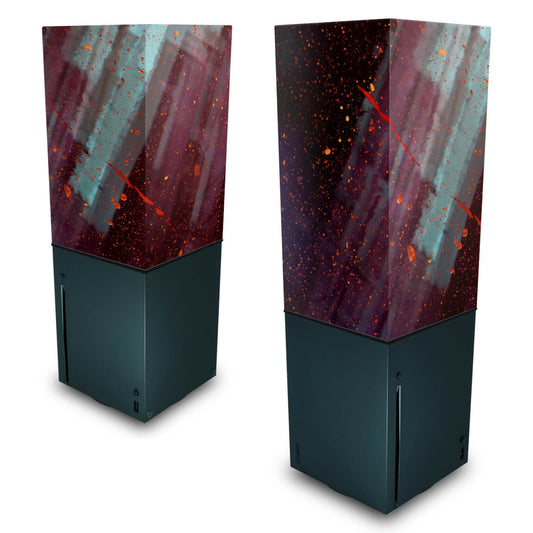Xbox Series X Capa Anti Poeira Vertical - Abstrato #100