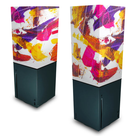 Xbox Series X Capa Anti Poeira Vertical - Abstrato #103