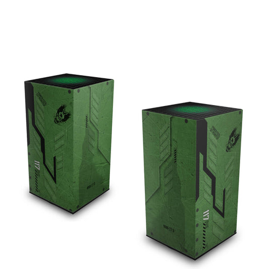 Xbox Series X Capa Anti Poeira Vertical - Halo Infinite