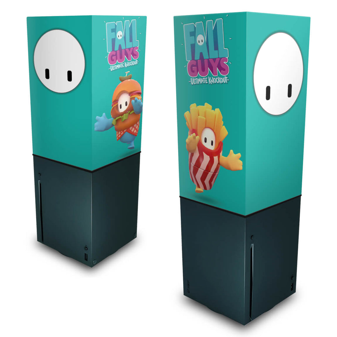 Capa Anti Poeira Xbox Series X Vertical - Fall Guys - Pop Arte Skins