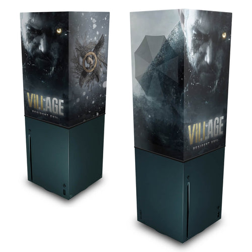 Capa Anti Poeira Xbox Series X Vertical - Resident Evil Village