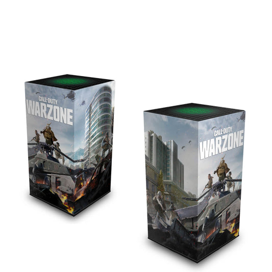 Xbox Series X Capa Anti Poeira Vertical - Call of Duty Warzone