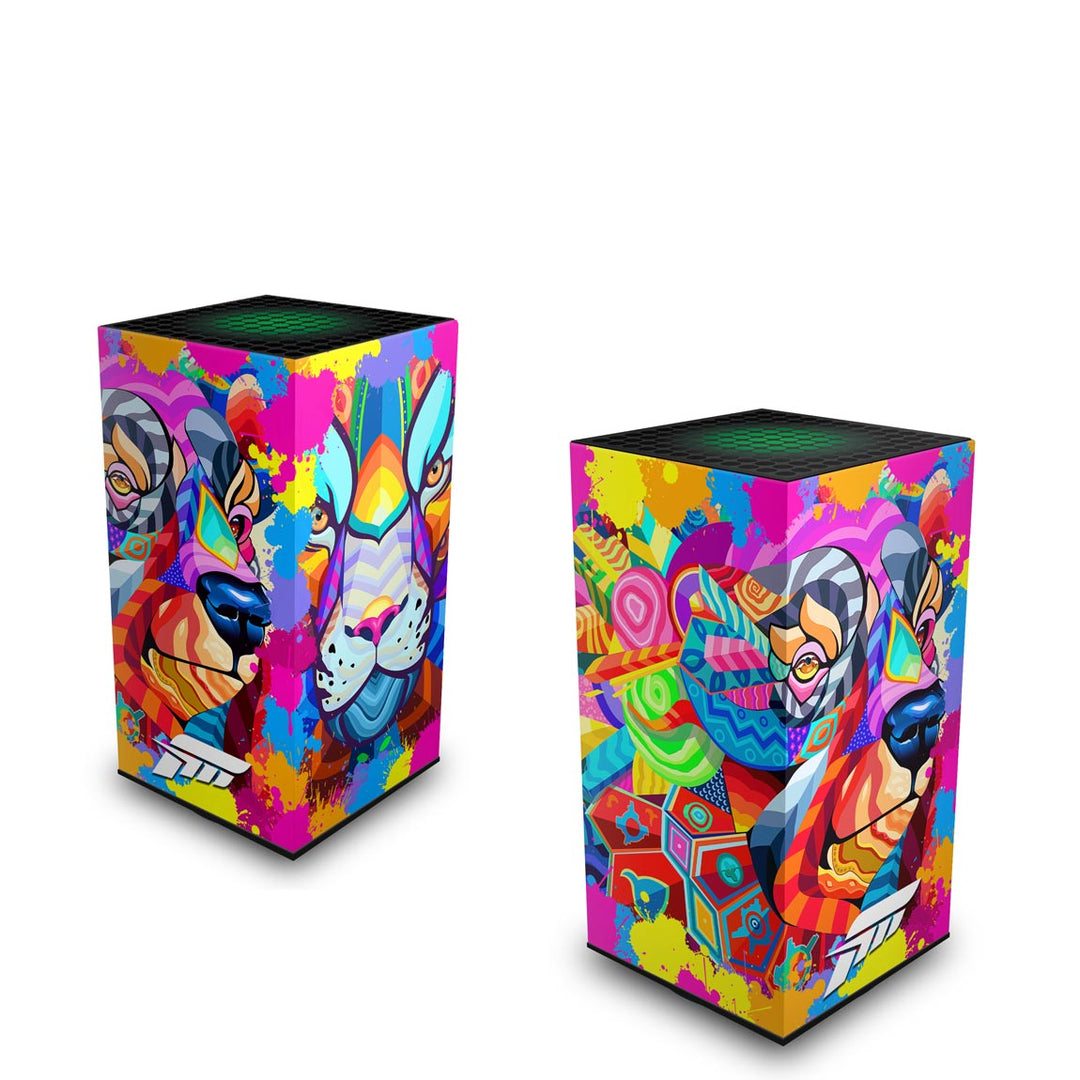 Capa Anti Poeira Xbox Series X Vertical - Forza Horizon 5 - Pop Arte Skins - foto 2