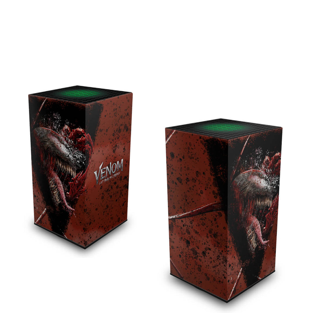 Capa Anti Poeira Xbox Series X Vertical - Venom Tempo de Carnificina - Pop Arte Skins - foto 2