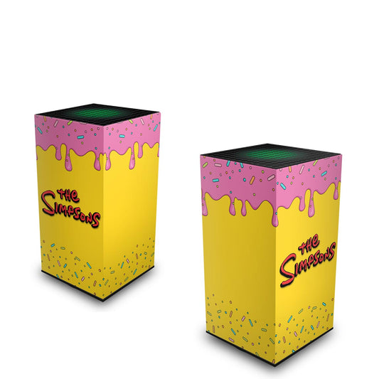 Xbox Series X Capa Anti Poeira Vertical - The Simpsons