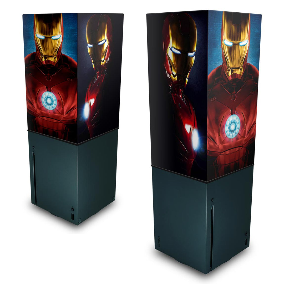 Capa Anti Poeira Xbox Series X Vertical - Iron Man Homem De Ferro - Pop Arte Skins