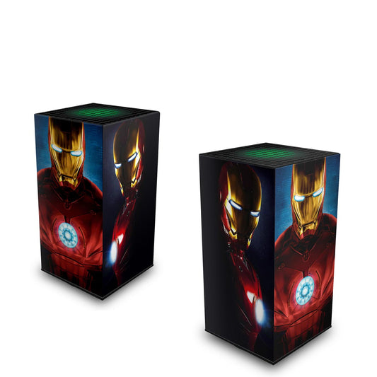 Xbox Series X Capa Anti Poeira Vertical - Iron Man Homem De Ferro