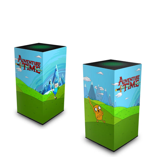 Xbox Series X Capa Anti Poeira Vertical - Hora de Aventura