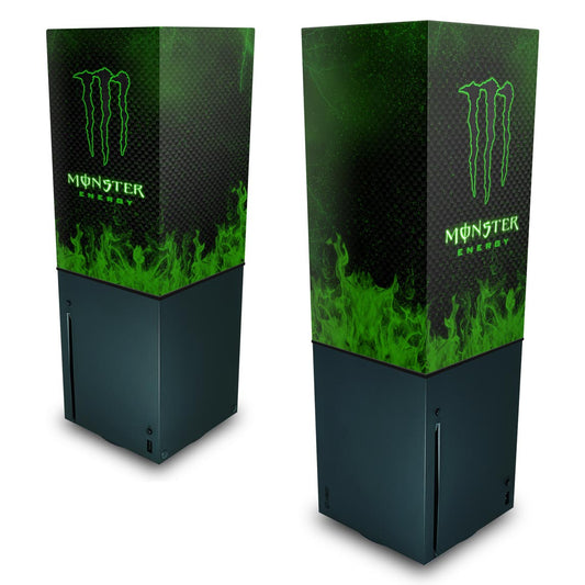 Xbox Series X Capa Anti Poeira Vertical - Monster Energy Drink