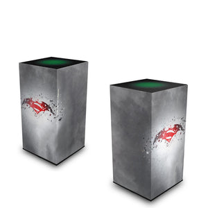 Capa Anti Poeira Xbox Series X Vertical - Batman Vs Superman Logo - Pop Arte Skins - foto 2