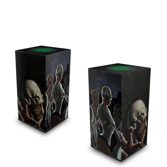 Xbox Series X Capa Anti Poeira Vertical - Zombie Zumbi The Walking