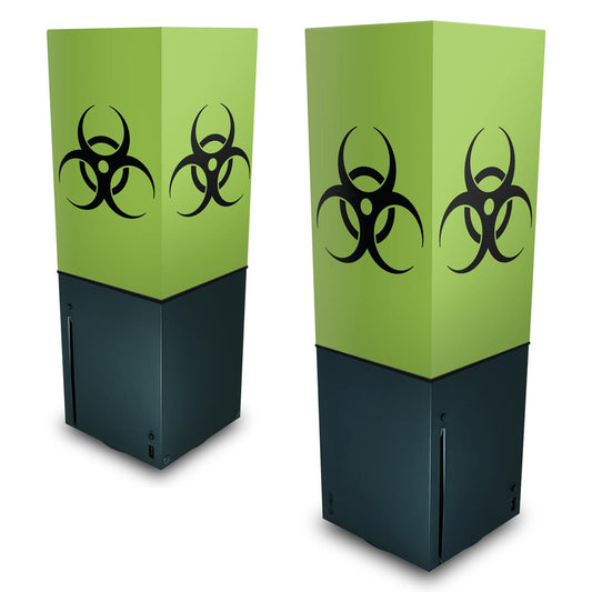 Xbox Series X Capa Anti Poeira Vertical - Biohazard Radioativo