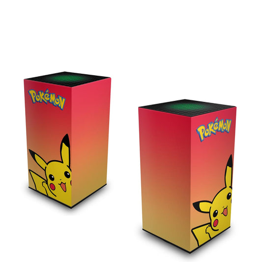 Xbox Series X Capa Anti Poeira Vertical - Pokemon Pikachu