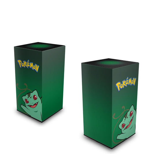 Xbox Series X Capa Anti Poeira Vertical - Pokemon Bulbasaur