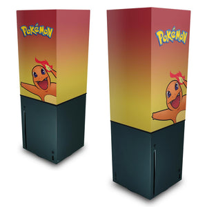 Capa Anti Poeira Xbox Series X Vertical - Pokemon Charmander - Pop Arte Skins