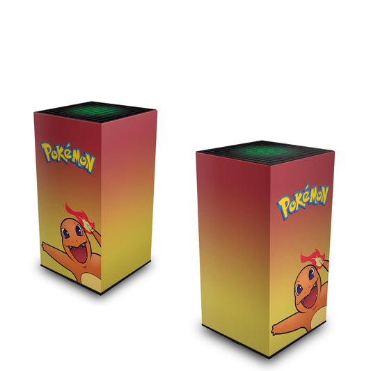 Xbox Series X Capa Anti Poeira Vertical - Pokemon Charmander
