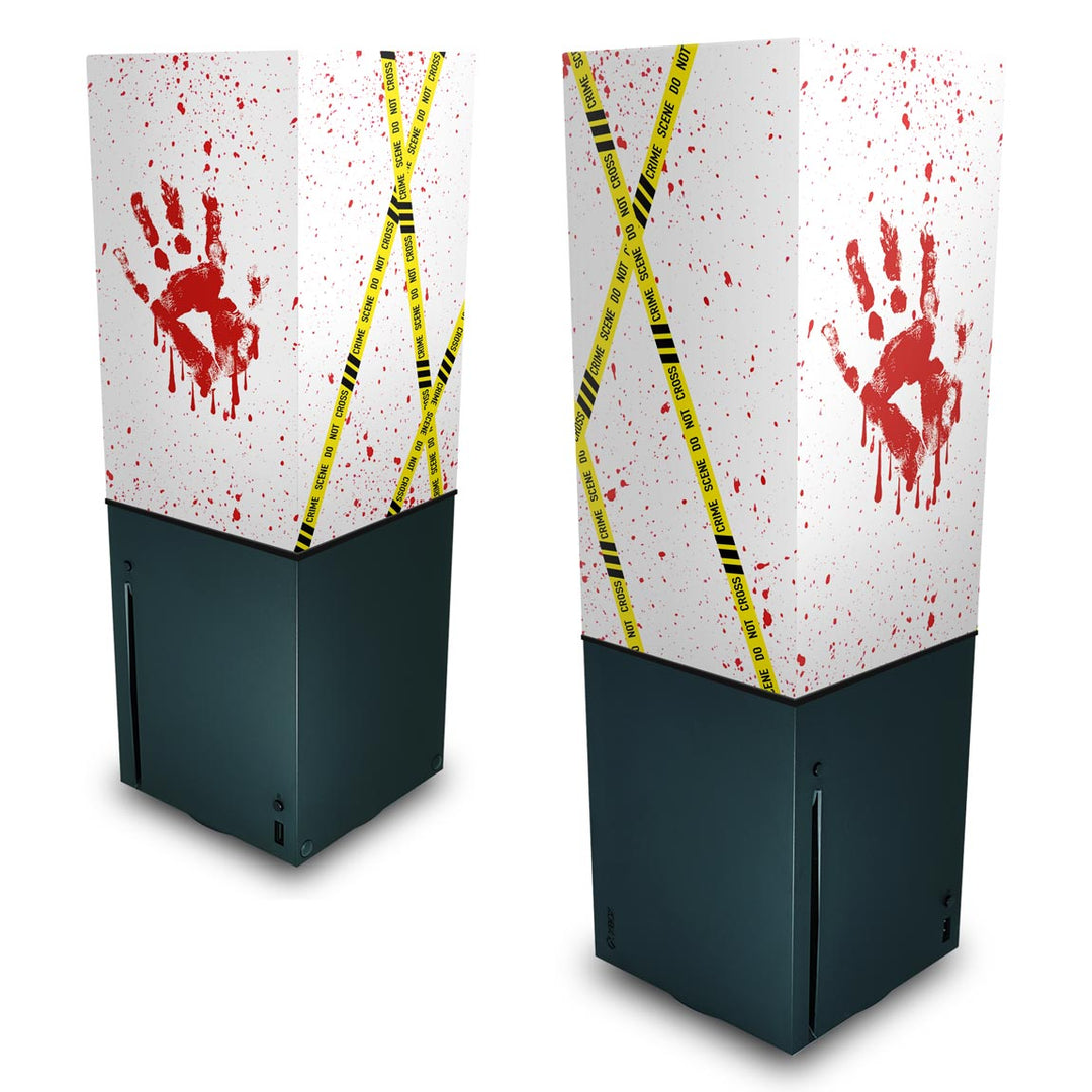 Capa Anti Poeira Xbox Series X Vertical - Cena De Crime Scene - Pop Arte Skins