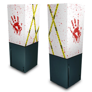 Capa Anti Poeira Xbox Series X Vertical - Cena De Crime Scene - Pop Arte Skins