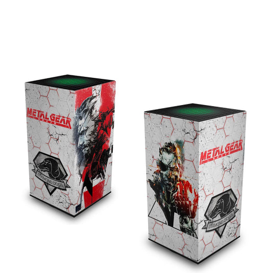 Xbox Series X Capa Anti Poeira Vertical - Metal Gear Solid