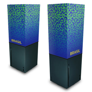 Capa Anti Poeira Xbox Series X Vertical - Brasil - Pop Arte Skins