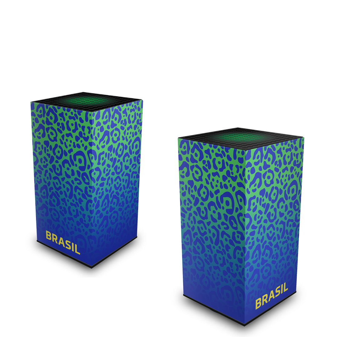 Capa Anti Poeira Xbox Series X Vertical - Brasil - Pop Arte Skins - foto 2
