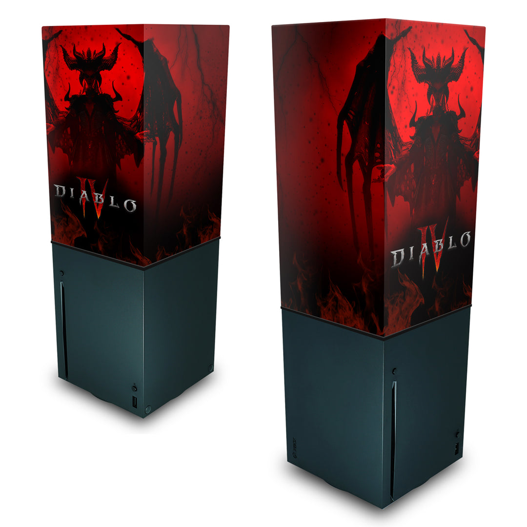 Capa Anti Poeira Xbox Series X Vertical - Diablo IV 4 - Pop Arte Skins