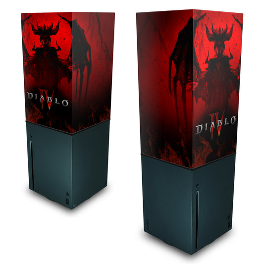 Xbox Series X Capa Anti Poeira Vertical - Diablo IV 4