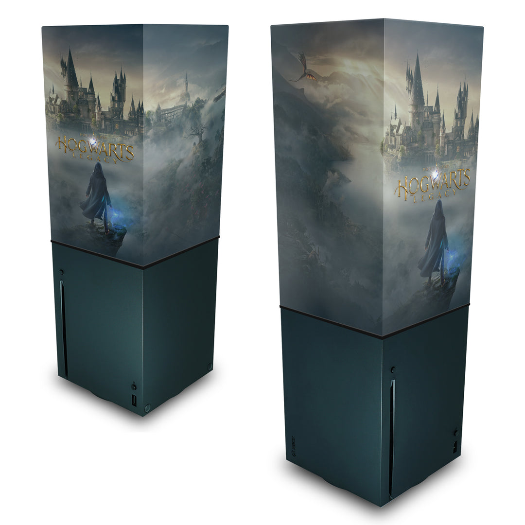 Capa Anti Poeira Xbox Series X Vertical - Hogwarts Legacy - Pop Arte Skins