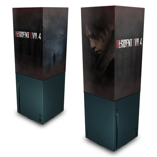 Xbox Series X Capa Anti Poeira Vertical - Resident Evil 4 Remake