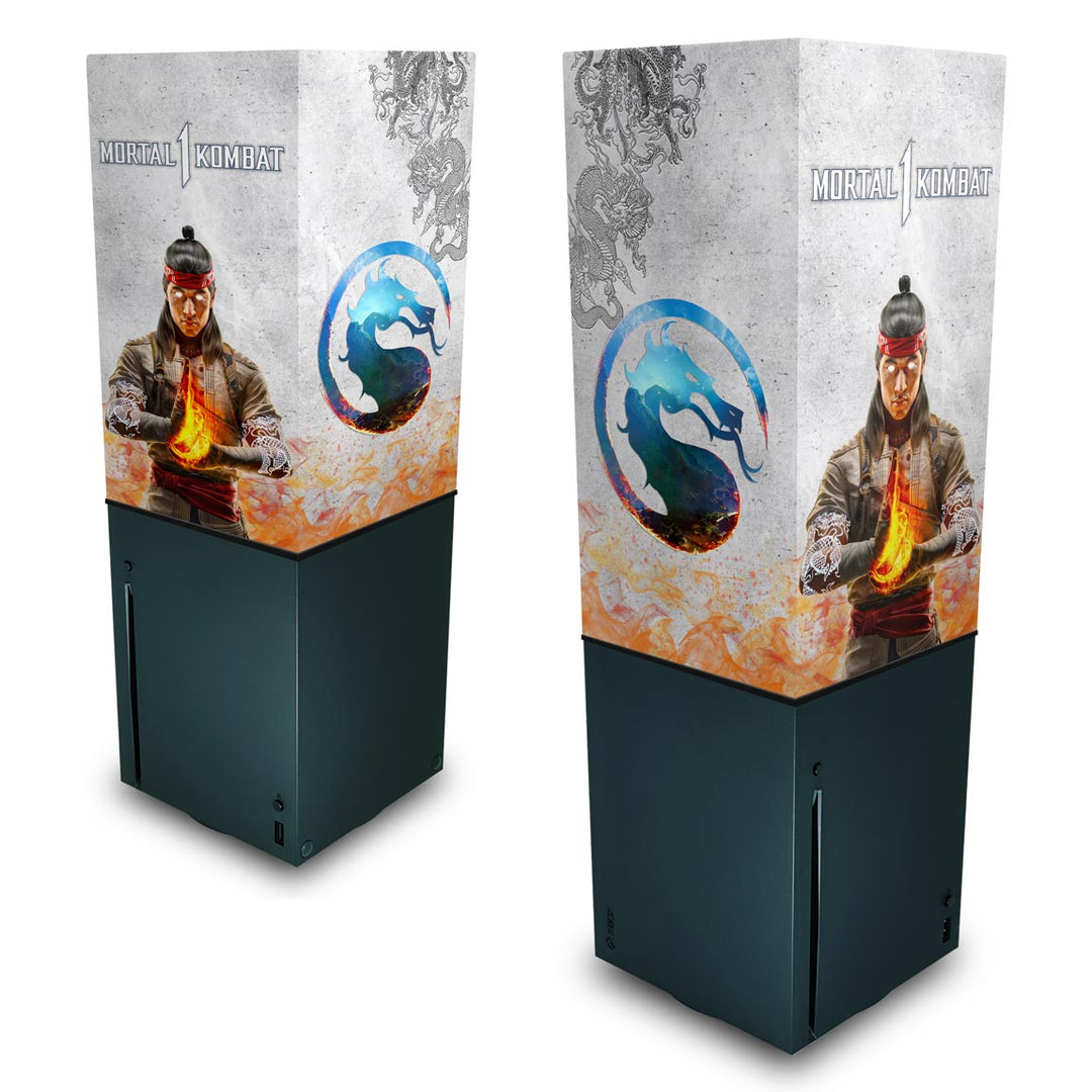 Capa Anti Poeira Xbox Series X Vertical - Mortal Kombat 1 - Pop Arte Skins