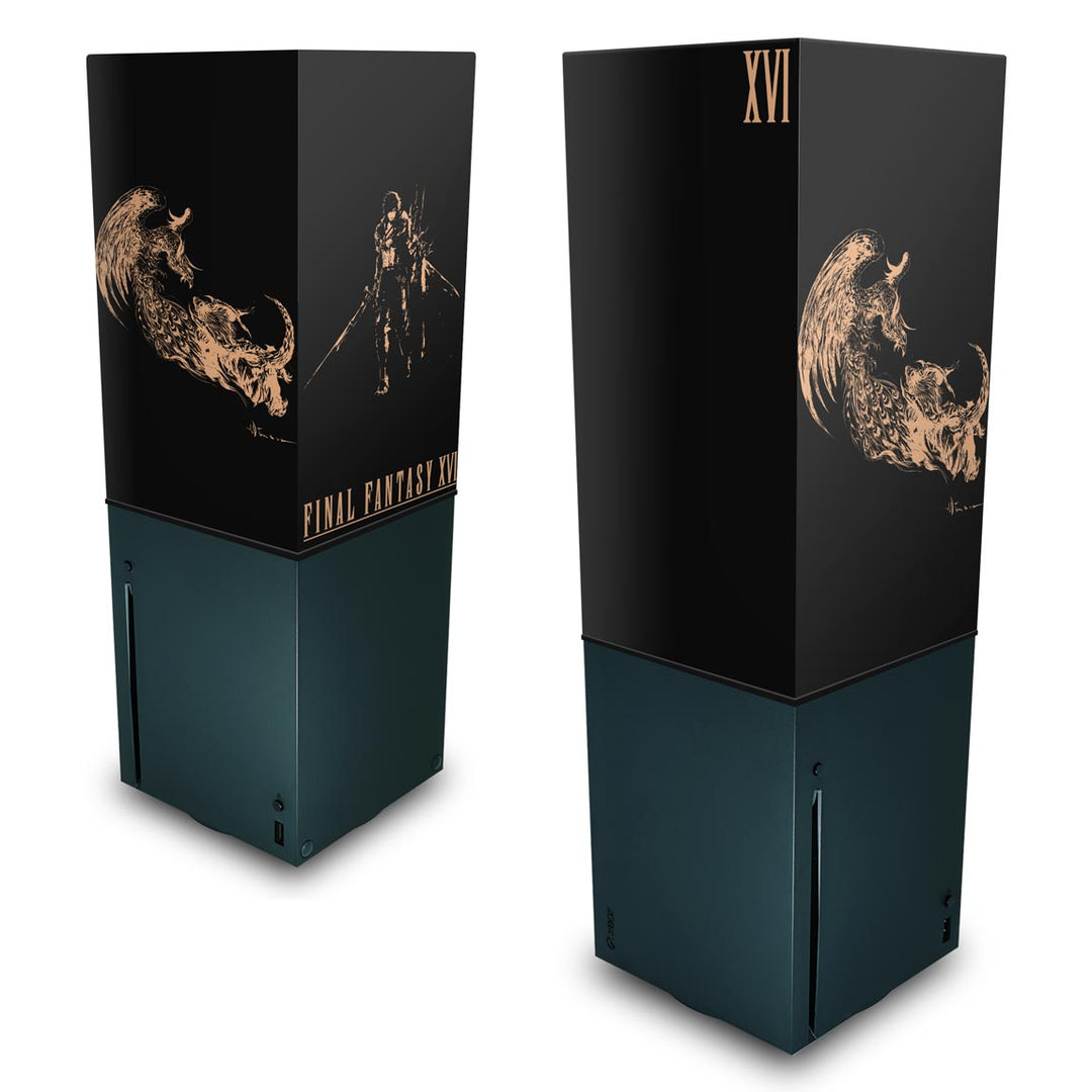 Capa Anti Poeira Xbox Series X Vertical - Final Fantasy XVI Edition - Pop Arte Skins