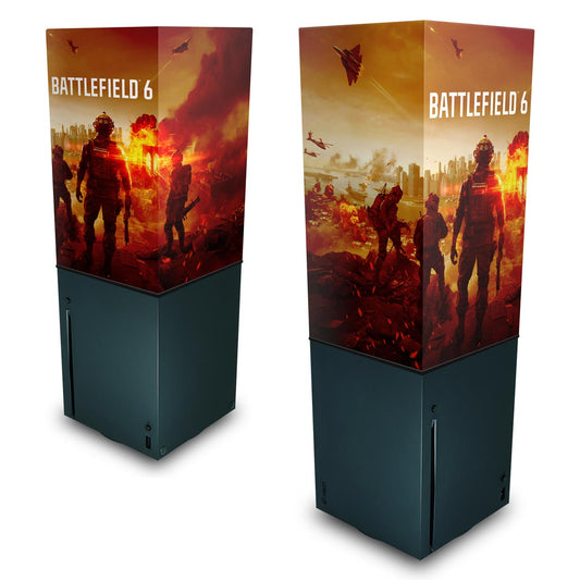 Xbox Series X Capa Anti Poeira Vertical - Battlefield 6