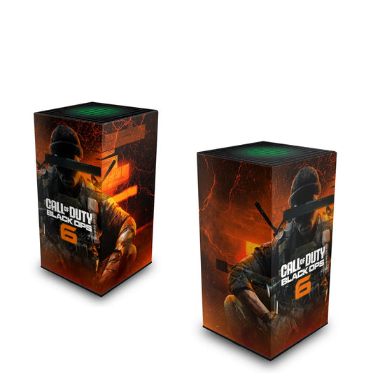 Xbox Series X Capa Anti Poeira Vertical - Call of Duty Black Ops 6