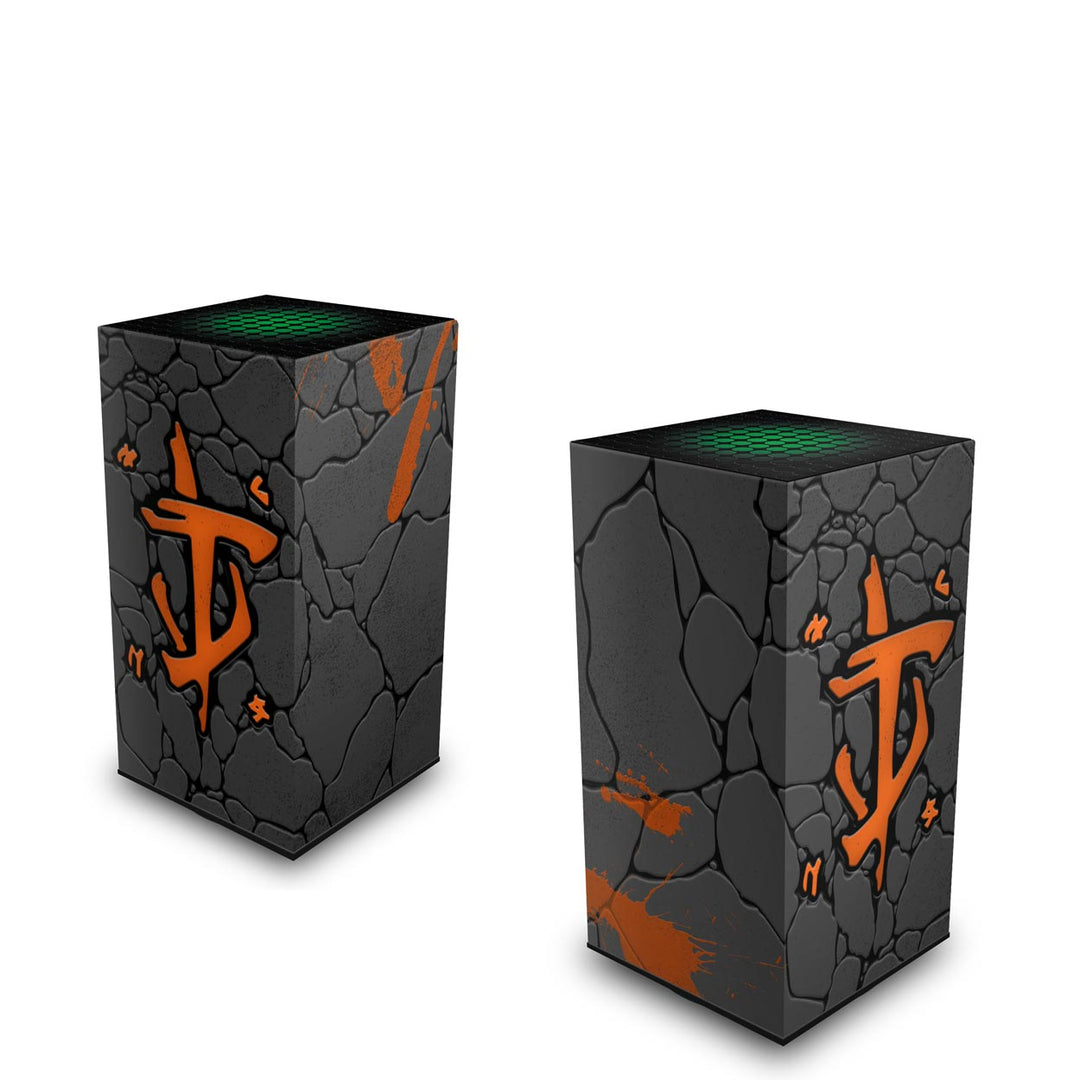 Capa Anti Poeira Xbox Series X Vertical - Doom: The Dark Ages - Pop Arte Skins - foto 2