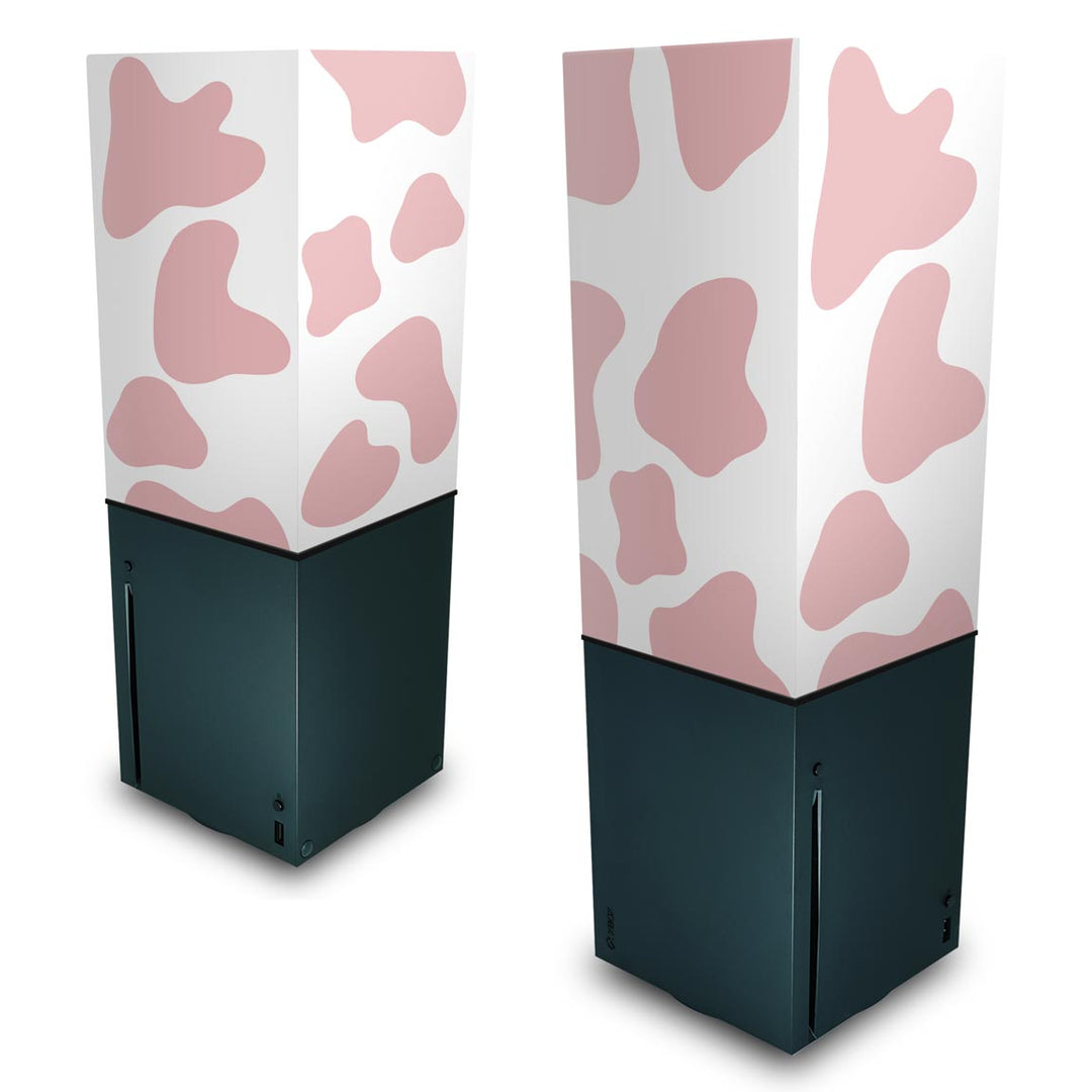Capa Anti Poeira Xbox Series X Vertical - Vaquinha Rosa - Pop Arte Skins