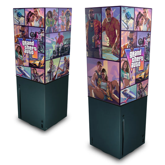 Xbox Series X Capa Anti Poeira Vertical - GTA VI