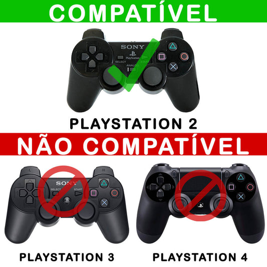 Skin Anti-Rage PS2 Controle - Personalizada