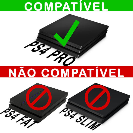 KIT PS4 Pro Skin Anti-Rage e Capa Anti Poeira - Bahia A
