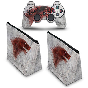 KIT Capa Case e Skin Anti-Rage PS3 Controle - Game Of Thrones - Pop Arte Skins - foto 2